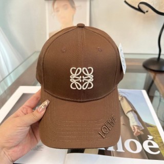 로* 클래식 자수 모자 ㅡBrown