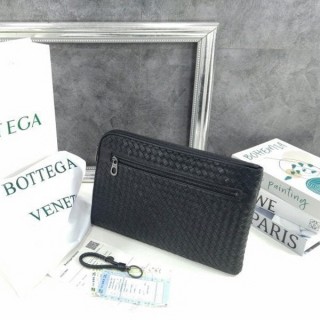 보** 인트레치아토 더블지퍼 클러치 820017 VBWD3 3135 블랙 color