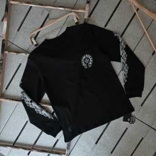 크* 홀스슈 포켓 롱슬리브 티셔츠